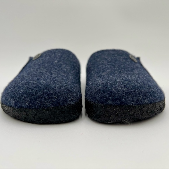 🧵 New Birkenstock Unisex Kids Zermatt Kids Shearling Wool Felt (Navy) - Picture 4 of 13